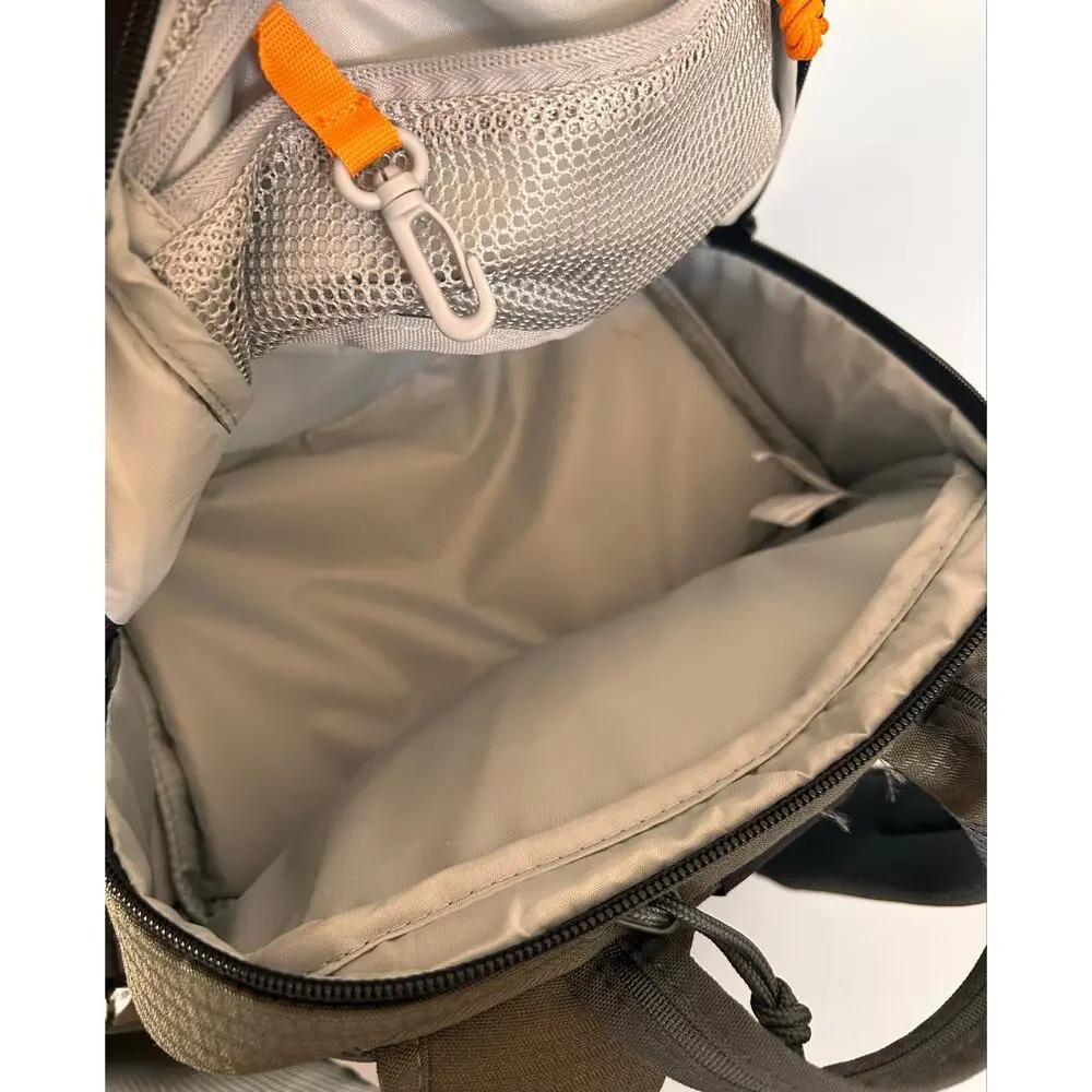 Lowepro Flipside Trek BP 450 AW DSLR Camera Hiking Backpack Gray Green